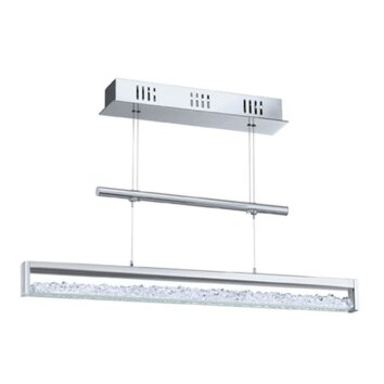 Eglo CARDITO 1 Lampada a sospensione LED Cromo, Cristallo ottico, 1-Luce Eglo CARDITO 1 Lampada a sospensione LED Cromo, Cristallo ottico, 1-Luce