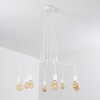 Cuyama Lampadario a sospensione Bianco, 8-Luci