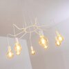 Cuyama Lampadario a sospensione Bianco, 8-Luci
