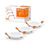 LEDVANCE DOWNLIGHT SLIM Lampada da incasso Bianco, 3-Luci