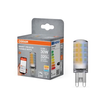 Illuminazione Osram G9 LED 3.5 Watt Bianco caldo dimmerabile 320 Lumen
