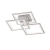 Wofi MODESTO Plafoniera LED Argento, 3-Luci