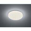 Reality CHARA Plafoniera LED Bianco, 1-Luce, Telecomando, Cambia colore