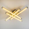 ISKUT Plafoniera LED Cromo, 4-Luci