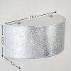 Lesina M Applique Argento, 2-Luci