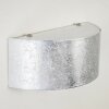 Lesina M Applique Argento, 2-Luci
