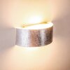 Lesina M Applique Argento, 2-Luci