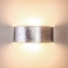 Lesina M Applique Argento, 2-Luci