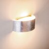 Lesina M Applique Argento, 2-Luci