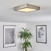 Finsrud Plafoniera LED Nichel opaco, 1-Luce