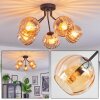 Koyoto Plafoniera, Lampada a sfera 52 cm Ambrato, 5-Luci