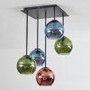 Koyoto Plafoniera, Lampada a sfera Blu, Verde, Ramato, 5-Luci