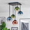 Koyoto Plafoniera, Lampada a sfera Blu, Verde, Chiaro, Ramato, 5-Luci