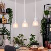 Sumar Lampadario a sospensione, Lampada a sospensione Bianco, 3-Luci