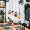 Gastor Lampadario a sospensione, Lampada a sfera, Lampada a sospensione Ambrato, Grigio fumo, 4-Luci Gastor Lampadario a sospensione, Lampada a sfera, Lampada a sospensione Ambrato, Grigio fumo, 4-Luci