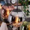 Gastor Lampadario a sospensione, Lampada a sfera, Lampada a sospensione Blu, Cromo, Verde, Ramato, Grigio fumo, 4-Luci