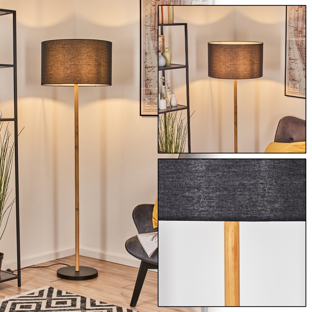 Flemming Lampada da terra Écru, Nero, 1-Luce main product photo