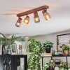 Nelar Plafoniera, Faretto da soffitto Bronzo, Cromo, 4-Luci