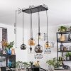 Ripoll Lampadario a sospensione, Lampada a sfera, Lampada a sospensione Ambrato, Chiaro, Grigio fumo, 6-Luci