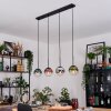 Gastor Lampadario a sospensione, Lampada a sfera, Lampada a sospensione Blu, Cromo, Verde, Chiaro, Ramato, Grigio fumo, 4-Luci