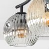 Ripoll Plafoniera, Lampada a sfera Ambrato, Chiaro, Grigio fumo, 2-Luci