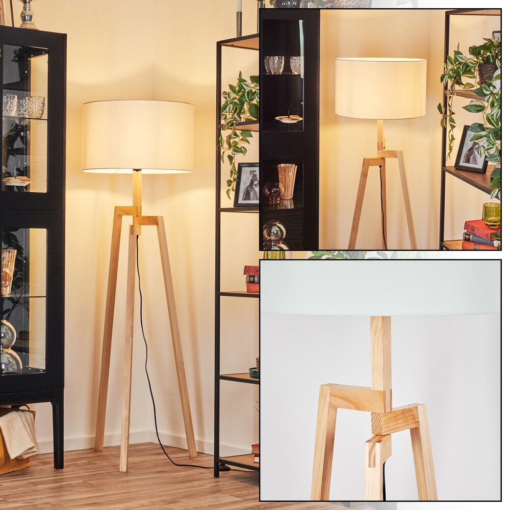 Flemming Lampada da terra Écru, Nero, 1-Luce main product photo