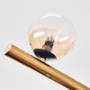 Chehalis Plafoniera, Lampada a sfera Oro, Nero, 10-Luci