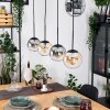 Gastor Lampadario a sospensione, Lampada a sfera, Lampada a sospensione Ambrato, Chiaro, Grigio fumo, 4-Luci