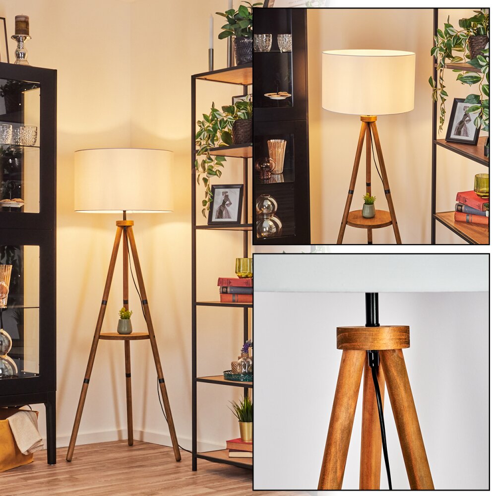Flemming Lampada da terra Marrone, Écru, Nero, 1-Luce main product photo