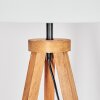 Flemming Lampada da terra Legno scuro, Nero, 1-Luce