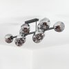 Ripoll Plafoniera, Lampada a sfera Grigio fumo, 10-Luci
