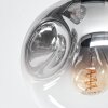 Ripoll Plafoniera, Lampada a sfera Chiaro, Grigio fumo, 10-Luci