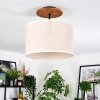 Bassagoda Plafoniera Écru, Nero, 1-Luce