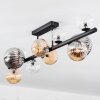 Chehalis Plafoniera, Lampada a sfera Ambrato, Chiaro, Grigio fumo, 10-Luci