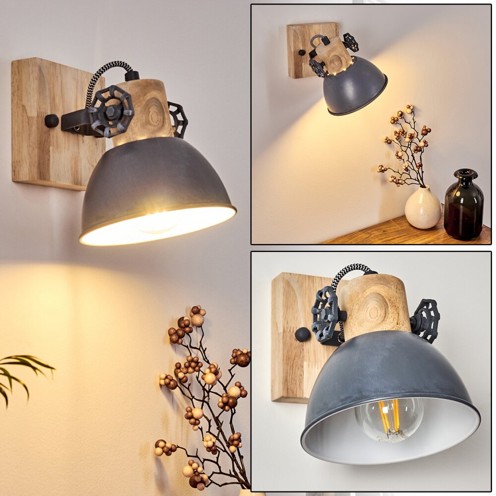 Orny Applique Legno chiaro, 1-Luce main product photo