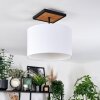 Bassagoda Plafoniera Écru, Nero, 1-Luce