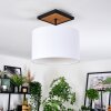 Bassagoda Plafoniera Écru, Nero, 1-Luce