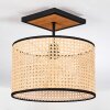 Ramila Plafoniera Écru, Nero, 1-Luce