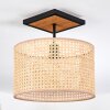 Barcos Plafoniera Écru, Nero, 1-Luce