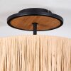Granja Plafoniera Écru, Nero, 1-Luce