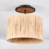 Granja Plafoniera Écru, Nero, 1-Luce
