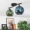 Ripoll Plafoniera, Lampada a sfera Blu, Verde, 2-Luci