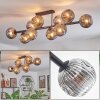 Ripoll Plafoniera, Lampada a sfera Grigio fumo, 10-Luci