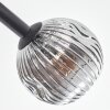 Ripoll Plafoniera, Lampada a sfera Grigio fumo, 10-Luci