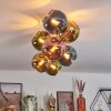 Koyoto Plafoniera, Lampada a sfera 85 cm Oro, Nero, 8-Luci