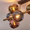 Koyoto Plafoniera, Lampada a sfera 85 cm Oro, Nero, 8-Luci