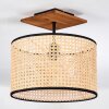 Ramila Plafoniera Écru, Nero, 1-Luce