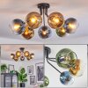 Koyoto Plafoniera, Lampada a sfera 82 cm Blu, Oro, Verde, Chiaro, 7-Luci