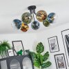 Koyoto Plafoniera, Lampada a sfera 82 cm Blu, Oro, Verde, Chiaro, 7-Luci