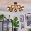 Koyoto Plafoniera, Lampada a sfera 82 cm Blu, Oro, Verde, Chiaro, 7-Luci